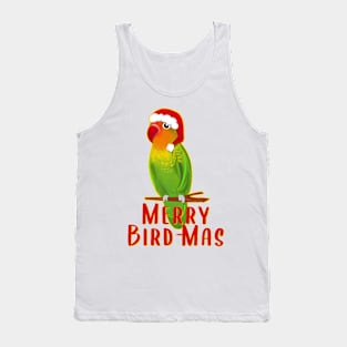 Funny Agapornis LoveBird Merry Bird-Mas Tank Top